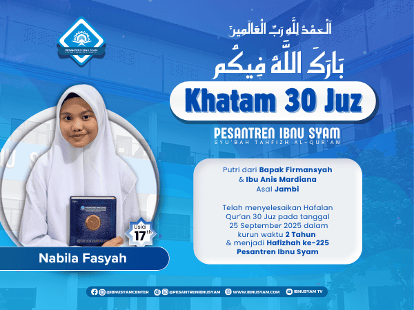 Khatam 30 Juz, Nabila Fasyah, Asal Jambi