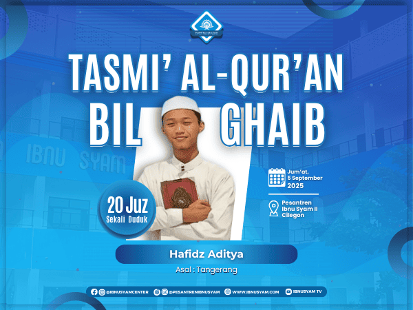 Tasmi 20 juz, Hafidz Aditya, Asal Tangerang